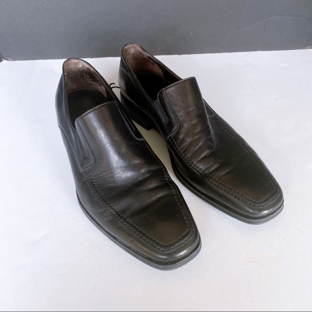 Monte Rosso Men’s Luca Napa Leather Shoes As Is